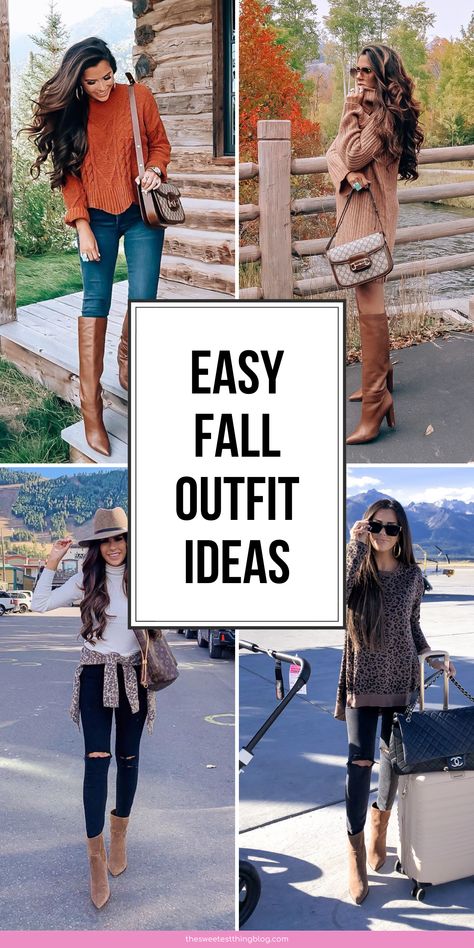 11 Easy Fall Outfit Ideas for Women. Jackson Hole Trip Outfits Recap. Shop my looks. Emily Gemma, The Sweetest Thing Blog #EmilyGemma #theSweetestthingBlog #FallOutfit #fallStyle Fall Party Outfits, Dresses For Petite Women, Outdoor Party Outfits, Exterior Flooring, Fall Outfits With Hats, Ceiling Door, The Sweetest Thing Blog, Emily Gemma, Fall Travel Outfit