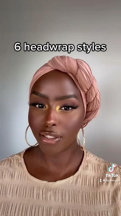 Hair Scarf Ideas, Headwrap Styles, Headwrap Hairstyles, African Hair Wrap, Headwrap Tutorial, Scarf Ideas, Head Wrap Styles, Hair Wrap Scarf, Hair Scarf Styles