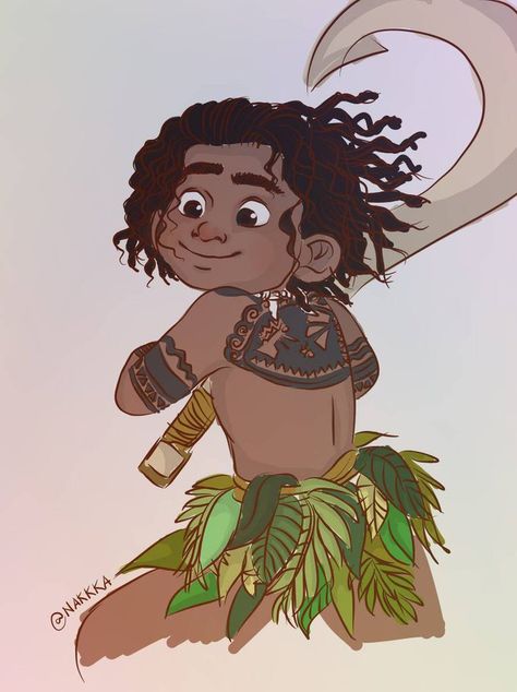 small maui by nakkka   Here is my fanart for Disney's MOANA "sweet little Maui"  Amino: nakkka Insta: nieca0005 Moana Fan Art, Disney Moana Art, Real Life Disney Characters, Maui Moana, Dreamworks Movies, Disney Moana, Classic Disney, Disney Fun, Disney Fan Art