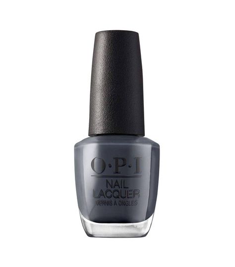 The 21 Best Dark Fall Nail Colors of 2021 | Who What Wear Opi Dark Gray Nail Polish, Dark Grey Nail Ideas, Blue Gray Nail Polish, Best Opi Gel Colors, Dark Gray Nails, Dark Fall Nail Colors, Dark Nail Colors, Colors Of 2023, Dark Grey Nails