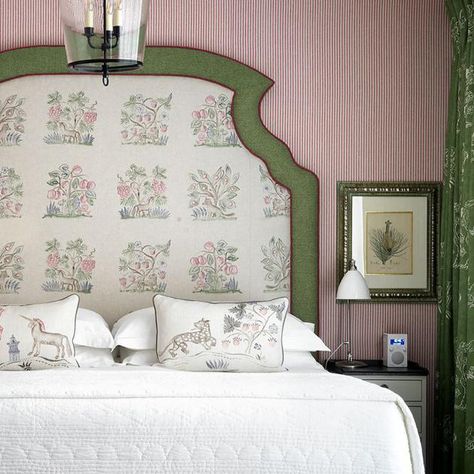 Discover Interior Designer Kit Kemp’s Online Shop Hotel Inspired Bedroom, Boutique Hotel Bedroom, Statement Headboard, English Country Home, Ham Yard Hotel, Firmdale Hotels, Headboard Shapes, Kit Kemp, Inspired Bedroom