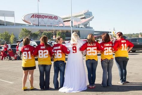 Kansas City Chiefs Wedding, Kc Chiefs Wedding, Kansas City Chiefs Custom Shoes, Kansas City Proposal, Chiefs Vs Chargers, Kc Chiefs Shirts Fanatics ®, Arrowhead Stadium, Chiefs Football, Football Baby