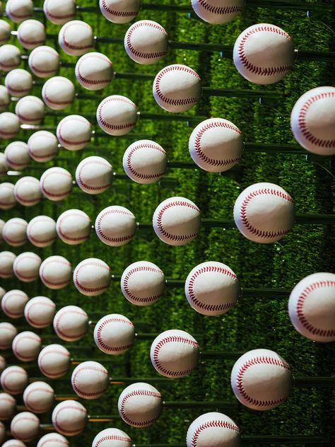 Sports Retail Design, Sports Office Interior Design, Baseball Facility Design, Baseball Interior Design, Baseball Bar Ideas, Sport Cafe Design, Sports Bracket Design, Sports Card Shop Interior, Sport Bar Ideas