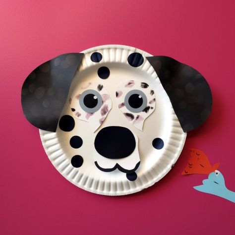 Animal Paper Plate Crafts, Letter D Crafts, Football Template, Polar Bear Craft, Paper Plate Craft, Crafts For Preschoolers, October Activities, Paper Plate Crafts For Kids, Black Construction Paper