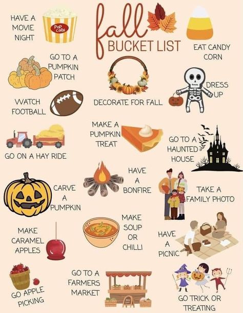 Fall Bucket List Chalkboard, Family Fall Bucket List Printable, Fall Bucket List Poster Board, No Spend Fall Activities, Fall Fun Things To Do, Fall Bucket List With Kids, Fall Goals Bucket Lists, Autumn Bucket Lists, Fun Fall Aesthetic