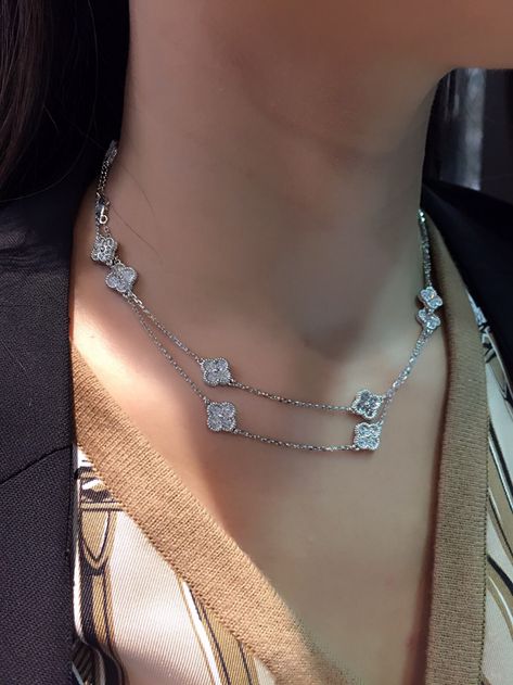 (1) VCA ~ Van Cleef Arpels Discussion thread! | PurseForum Onyx Van Cleef, Van Cleef Pendant Necklace, Van Cleef Silver Necklace, Van Cleef Arpels Silver, Can Cleef And Arpels Necklace, Van Cleef Set, Van Cleef Arpels Earrings, Van Cleef Arpels Aesthetic, Silver Van Cleef