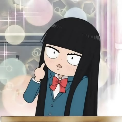 Sawako Friends, Sawako Chibi, Sawako Kimi Ni Todoke, Kuronuma Sawako, Kimi No Todoke, Silly Anime, Im So Excited, 13k Followers, Cute Pfps