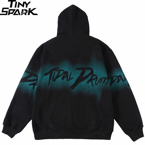 Tidal Drum Hooded Jacket Check more at https://tinysparkshop.com/tidal-drum-hooded-jacket/?utm_source=pinterest Harajuku Hoodie, Sportswear Design, Shirt Design Inspiration, Y2k Outfits, Sweatshirt Set, Print Inspiration, Team Apparel, Jersey Design, Hoodies Design