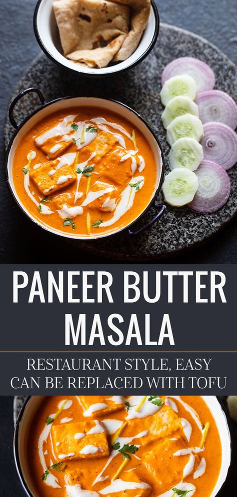 paneer butter masala recipe with video and step by step photos – an easy, quick and delicious recipe of paneer butter masala. within minutes you can prepare this restaurant style paneer butter masala at home. #paneerbuttermasala #paneerbuttermasalarecipe #paneerrecipe #paneermasala #vegetarian #indianrecipes Paneer Butter Masala Recipe, Masala Paneer, Butter Paneer, Butter Masala Recipe, Paneer Butter Masala, Paneer Masala, Curry Night, Butter Masala, Restaurant Style Recipes