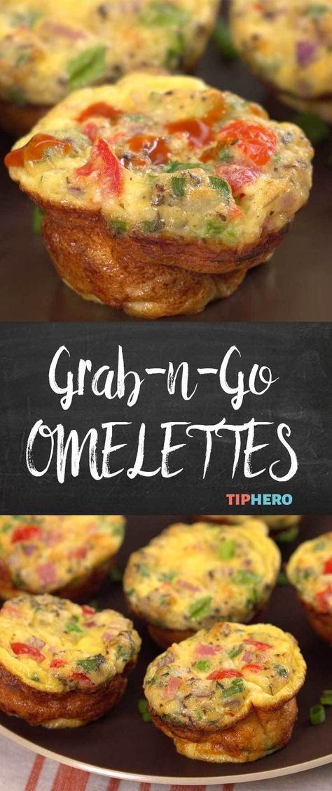 Menu Sarapan Sehat, Tin Recipes, Vegan Muffins, Omelette Recipe, Muffin Tin Recipes, Egg Muffins, Muffin Tins, Breakfast Recipes Casserole, Productivity Hacks