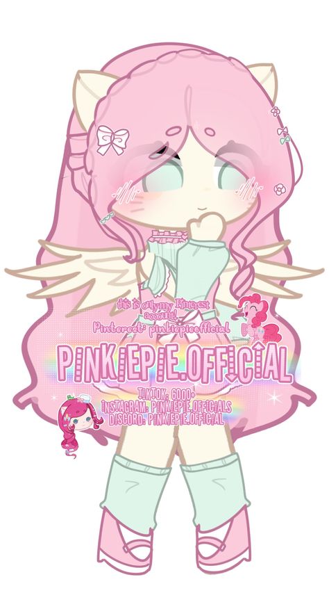 gacha, gacha club, gacha nox, gacha life, cottagecore, bodysheet, oc, pinkiepie, mlp, fluttershy Fluttershy Gacha Club, Mlp Gacha, Fluttershy Wallpaper, Chibi Gacha, Gacha Chibi, Fluttershy Human, Mlp Fluttershy, Body Ideas, Gacha Nox