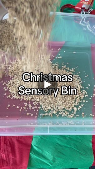 Holiday Sensory Bin, Gingerbread Sensory Bin, Christmas Sensory Activities, Christmas Sensory Bin, Winter Sensory Bin, Christmas Sensory, Sensory Bin Ideas, Sensory Ideas, Sensory Activity