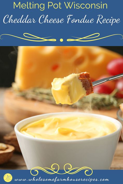 ooey gooey cheese fondue The Melting Pot Recipes, Cheddar Cheese Fondue Recipe, Cheddar Fondue Recipes, Cheese Fondue In Crockpot, Fondue Pot Recipes, Fondue Recipes Melting Pot, Crockpot Cheese Fondue, At Home Fondue Night, Cheese Fondue Recipes