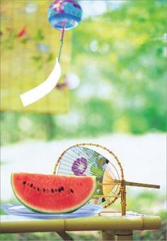 ☆     ☆ Japanese Tips, Summer Japan, Japanese Wind Chimes, Summer In Japan, Japanese Summer, Japan Summer, All About Japan, Watermelon Party, Backpack Hiking