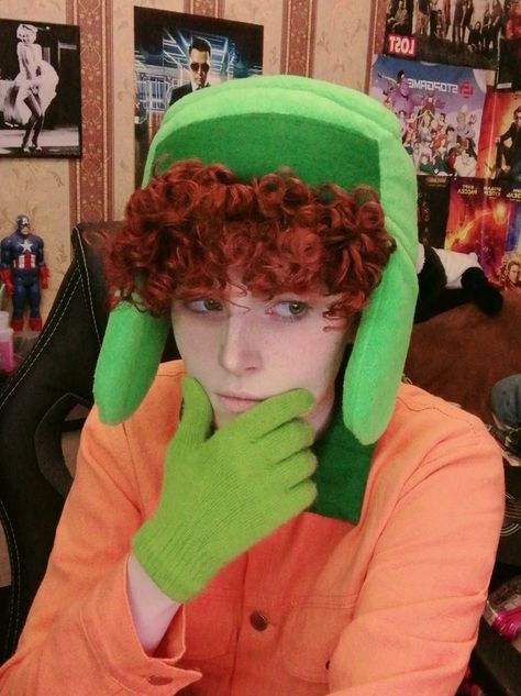 Kyle South Park Costume, Kyle Broflovski Cosplay, South Park Cosplay, Kyle South Park, Kyle Broflovski, South Park, Cartoon Network, Bath, Halloween