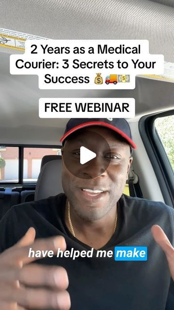 Alton Arell on Instagram: "How to become a medical courier? 3 Secrets to Success. #howtobecomeamedicalcourier #medicalcourier #sidehustle" Free Webinar, Secret To Success, Side Hustle, You Must, The Secret, Customer Service, How To Become, Medical, On Instagram