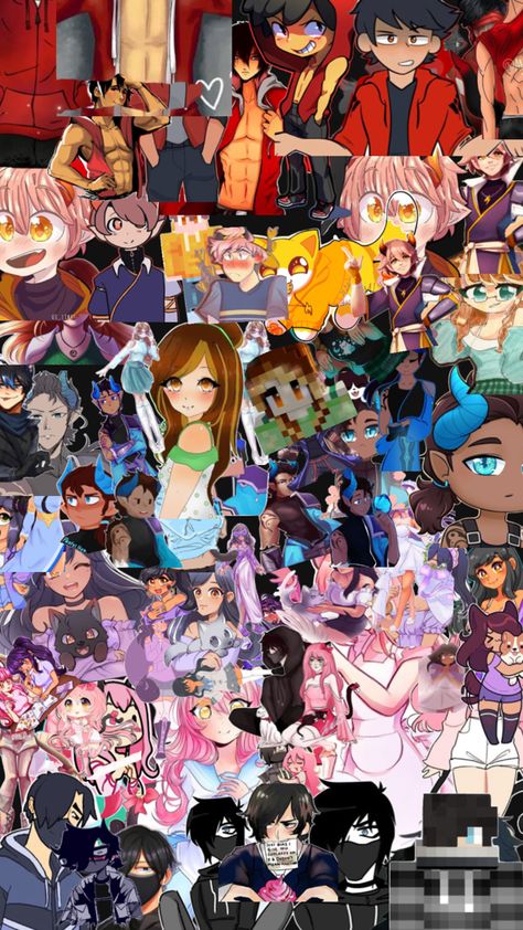 Aphmau rainbow 16th Birthday Wishes, Aphmau Wallpaper, Aphmau Characters, Aphmau Fan Art, Drawing Base, 16th Birthday, Birthday Wishes, Savannah Chat, Youtubers