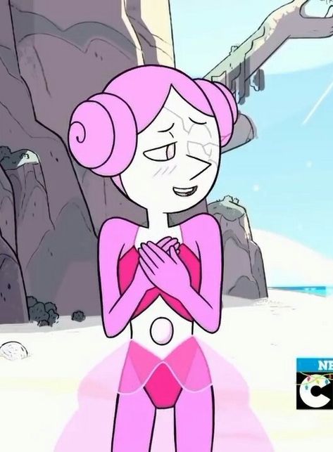 Pink Pearl Steven Universe, Perla Steven Universe, Universe Wallpaper, Steven Universe Wallpaper, Pearl Steven Universe, Nuh Uh, Steven Universe Au, Pearl Steven, Steven Universe Characters