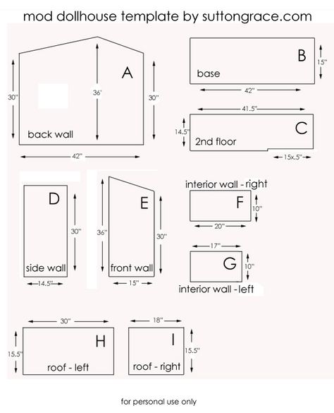 HAPPY NEW YEAR! I hope that you all have enjoyed a safe and happy Holiday  season!   I finally finished the template for the doll  house. I ... Cardboard Dollhouse, Awesome Woodworking Ideas, Woodworking Cabinets, Woodworking Storage, Best Woodworking Tools, Doll House Plans, Woodworking Toys, Woodworking For Kids, Woodworking Joints