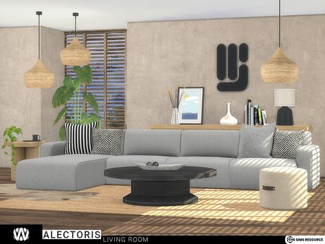 Sims 4 Sims Resource, Sims Resource Cc, Male Living Room, Mod Living Room, Living Room Sims 4, Sims 4 Cc Furniture Living Rooms, Mods Sims 4, Sims 4 Sims, Beach Theme Living Room