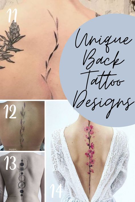 21 Elegant Spine Tattoos for Women That Symbol of Strength - tattooglee Tattoo That Represents Strength Woman, Elegant Spine Tattoos For Women, Elegant Spine Tattoos, Tattoo Down Spine, Small Flower Tattoos For Women, Back Tattoo Women Spine, Classy Tattoos For Women, Feminine Back Tattoos, Symbols Of Strength Tattoos