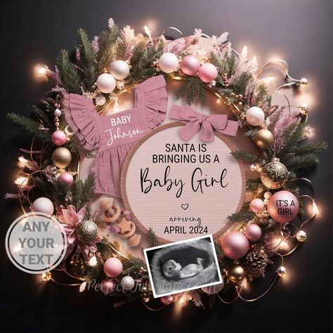 Pumpkin Baby Announcement, 2nd Pregnancy Announcements, Second Baby Announcements, Pregnancy Announcement Big Sister, Fall Pregnancy Announcement, Christmas Baby Announcement, Its A Girl Announcement, December Baby