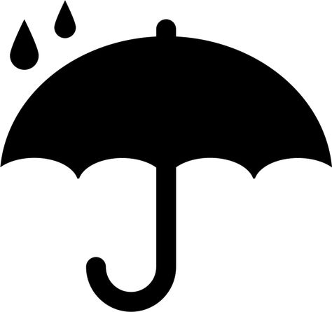 Protection Symbol Of Opened Umbrella Silhouette Under Raindrops Svg Umbrella Silhouette, 10 Logo, Protection Symbols, Ttf Fonts, Popular Fonts, Online Fonts, Png Icons, Album Cover Art, Big Shot