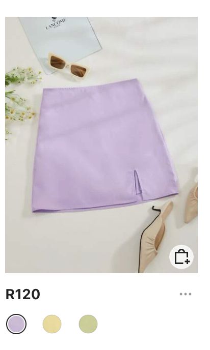 Lavender Skirt, Looks Pinterest, Taylor Swift Tour Outfits, Zipper Skirt, Purple Outfits, Purple Skirt, Teenage Fashion Outfits, Shein Style, Split Hem