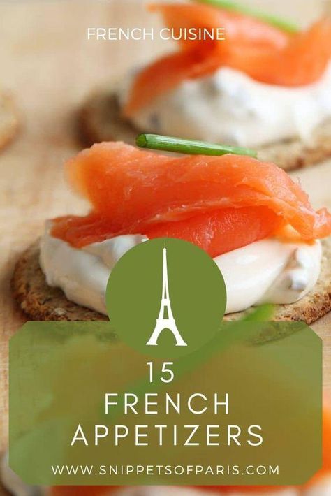 French Cocktail Party Food, French Inspired Salads, Easy French Appetizers Simple, French Drinks Traditional, Classic French Appetizers, French Appetizers Party, Easy French Food Appetizers, Hors D’oeuvres Recipes, Easy French Party Food