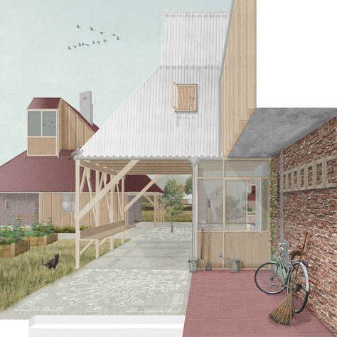 Trouble in Paradise | Rural Office Architecture Rural Office, Trouble In Paradise, Venice Architecture, Rural Architecture, Strategic Thinking, Architecture Model House, Architecture Collage, Brick Architecture, Architecture Graphics