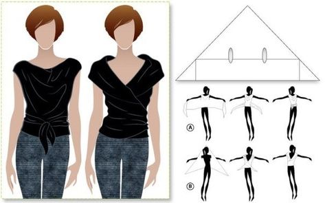 Diy Sy, Sewing Tops, Sew Ins, Diy Vetement, Couture Mode, Creation Couture, Top Sewing Pattern, Pattern Drafting, Diy Couture