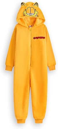 Garfield Adults Onesie | All in One Sleepsuit Pyjamas in Orange for Men & Women | Zip Jumpsuit with Hood and 3D Velcro Tail Garfield Onesie, Onesie Ideas, I Love Myself, Night Gowns, One Piece Pajamas, Feel Safe, Night Gown, Top Fashion Brands, Shop Top