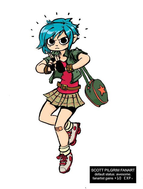 Bryan Lee O Malley, Scott Pilgrim Comic, Bryan Lee, Ramona Flowers, Scott Pilgrim Vs. The World, Vs The World, Scott Pilgrim, Comic Collection, Cartoon Character Design