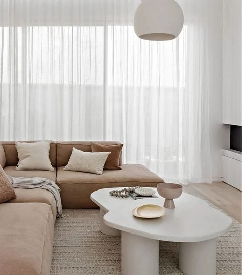 Monday mood 〰️ After a busy weekend I would love to be curled up on the couch today. But at least the days are starting to warm up and spring is just around the corner! Who else can't wait for spring?! 📷 @pinterest #tasmania #tasmaniag #interiordesign #interiorlover #livingroom #tasmaniadesign #launcestoninteriordesign #hobartreno #hobartinteriordesign #brightoninteriors #melbourne_insta #sydneyinteriordesigner #homestyle #myaustralianinterior #myhomevibe #neutralinterior #moderninteri... Monochrome Bedroom, Floor Rugs Bedroom, Miami Interior Design, Contemporary Scandinavian, Diy Blinds, Real Estat, Braided Rug, Beige Tones, Bedroom Gift