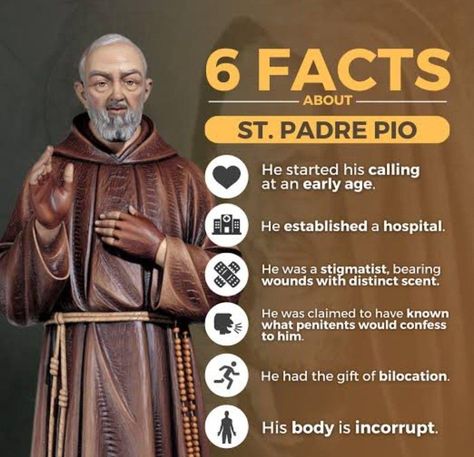 Saint Pio Of Pietrelcina, Padre Pio Quotes, Padre Pio Prayer, Divine Infant Jesus, St Pio Of Pietrelcina, Chapel Veil Catholic, St Padre Pio, Saint Anthony Of Padua, January Blues