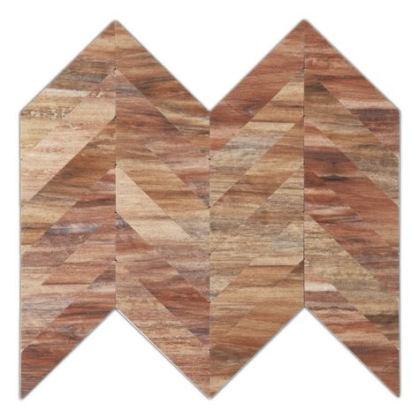 Yips 12'' W x 12'' L PVC Peel and Stick Mosaic Tile | Wayfair Backsplash Herringbone, Stick On Wood Wall, Peel And Stick Wood, Peel Stick Backsplash, Western Kitchen, Peel And Stick Backsplash, Mudroom Decor, Wood Backsplash, Drapes And Blinds