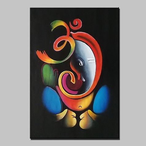 Om Ganesha, Arte Ganesha, Ganesh Art Paintings, Top Selling Products, Modern Art Canvas Painting, Art Deco Paintings, Buddha Art Painting, Ganesh Art, Canvas Drawings