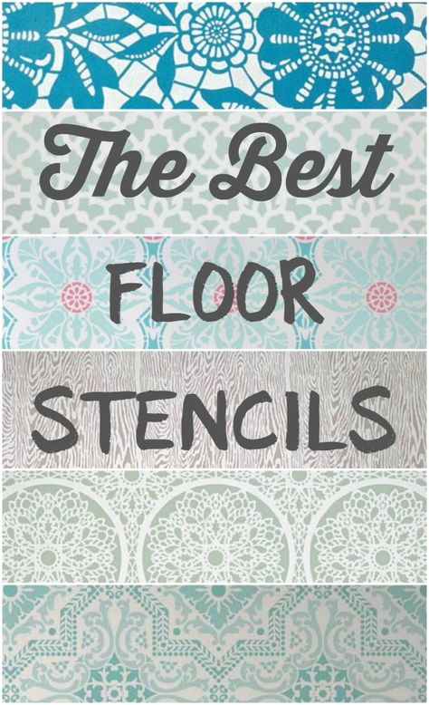 Stenciled Floors, Stenciled Concrete Floor, Stencil Concrete, Floor Stencil, Floor Stencils, Painted Wood Floors, Painted Concrete Floors, Painting Tile Floors, Painted Floor