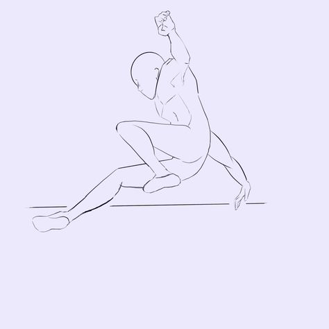 Reference pose dynamic jumping a wall Pose Dynamic, Jumping Poses, Reference Pose, Body Drawing Tutorial, Wall Drawing, Dynamic Poses, Figure Drawing Reference, Body Drawing, Drawing Poses