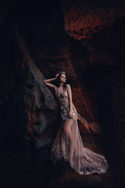 https://flic.kr/p/RHriQx | Cave of Wonders | This is a little more high fashion compared to my usual work but I'm loving experimenting with different styles! This was one of the quickest shoots ever! We drove up to this epic location to find out the caves were closed for maintenance work :( Luckily, after speaking to one of the workmen, they kindly let us shoot there for 5 minutes! I'm so happy with how this turned out :D   www.facebook.com/AdamBirdPhotography www.instagram.com/adambirdyy Cave Photoshoot, Cave Of Wonders, Cave Photos, Fairytale Photoshoot, Fairytale Gown, Rose Stone, Fairytale Photography, Fantasy Photography, Photoshoot Dress