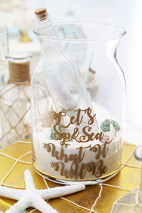 Sip & Sea Gender Reveal Party Message in a Bottle Nautical Gender Reveal Ideas, Gender Themes, Nautical Gender Reveal, Beach Gender Reveal, Gender Reveal Ultrasound, Sea Gender, Baby Reveal Ideas, Gender Reveal Party Decor, Nautical Ideas