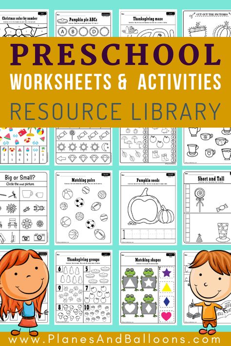 Free printable preschool worksheets - fun worksheets and activities for learning numbers, letters, alphabet, shapes, sight words and more. A ton of pre-k printables for FREE! #preschool #prek Fun Preschool Worksheets, Free Printable Preschool Worksheets, Preschool Workbooks, Gratis Printables, Free Preschool Printables, Free Preschool Worksheets, Printable Preschool Worksheets, Fun Worksheets, Free Preschool