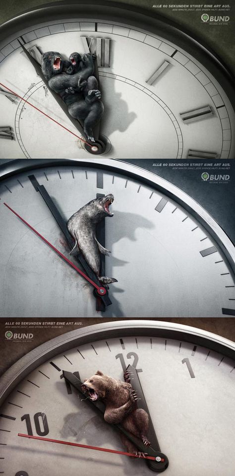 An award-winning campaign for B.U.N.D. eV, Germany’s biggest environmental organisation. Agency: Scholz & Friends Berlin in cooperation with CGI production company PEPPERMILL. Campaign Advertising, Creative Campaign, Campaign Ads, 광고 디자인, Publicidad Creativa, Great Ads, Guerilla Marketing, Advertising Ads, Print Advertising