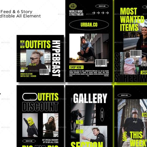 Hansen Streetwear Fashion Instagram Template Streetwear Fashion Instagram, Fashion Instagram Post, Street Poster, Online Shops, Fashion Streetwear, Instagram Template, Graphic Design Art, Fashion Street, Instagram Fashion