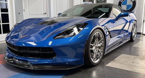 You Can Scratch That Fast Corvette Itch With This 700 HP 2014 C7 Stingray From Hennessey | Carscoops C7 Corvette Stingray, Chevy Corvette Z06, 2014 Corvette Stingray, Corvette C7 Stingray, 2014 Corvette, C7 Stingray, C7 Corvette, Laguna Blue, Big Al