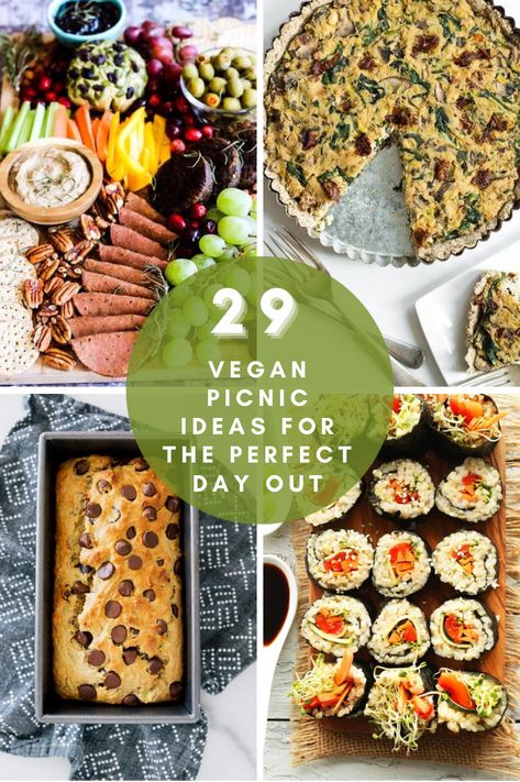 Get outside and enjoy some sunshine and fresh air with these perfect vegan picnic recipes! Vegan Recipes Picnic, Vegan Picnic Aesthetic, Plant Based Picnic Food, Vegan Picnic Recipes, Picnic Food Ideas Vegan, Vegan Picnic Food Ideas, Vegetarian Picnic Food, Vegetarian Camping Meals, Vegan Picnic Ideas