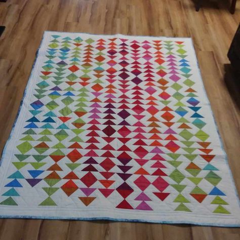 Temperature Quilts, Temperature Quilt, Nancy Notions, Temperature Blanket, Kaffe Fassett Quilts, Quilting Board, Flying Geese, Diy Quilt, Antique Quilts