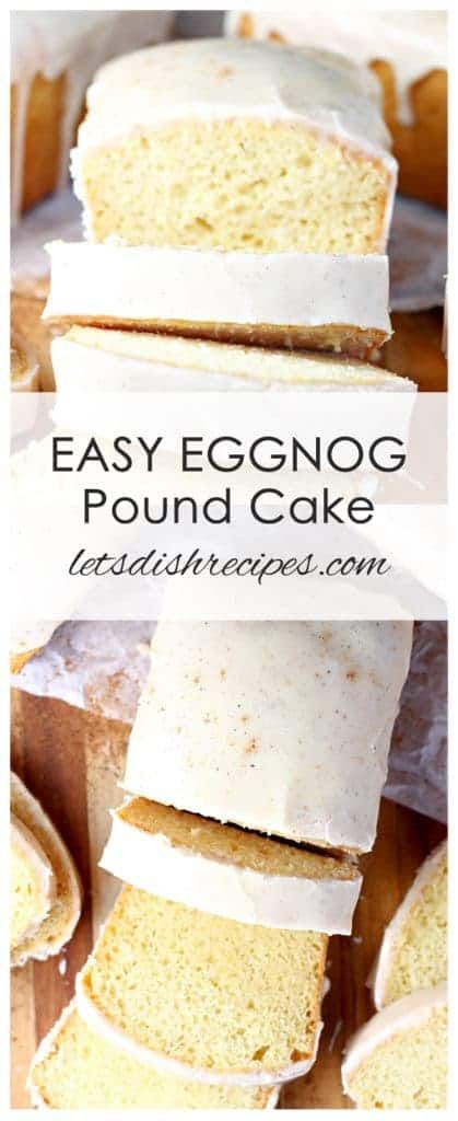 Easy Eggnog Pound Cake Eggnog Pound Cake Recipe, Eggnog Pound Cake, Muffin Nutella, Eggnog Dessert, Eggnog Cake, Easy Eggnog, Eggnog Recipes, Easy Holiday Treats, Eggnog Recipe