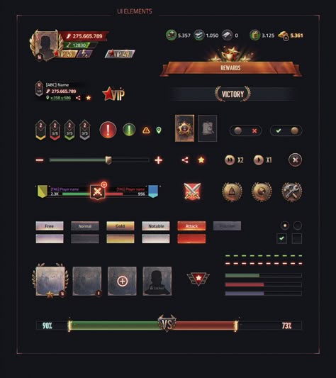 Iron Conquest on Behance Game Dashboard, Ui Game Design, Ui Buttons, Game Art Design, Ui Design Elements, Game Gui, Button Game, Gui Design, Game Sites