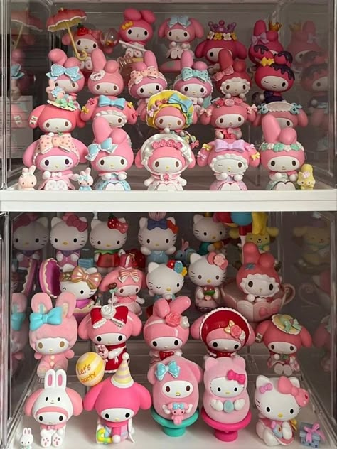 My Melody Collection, Sanrio Figurine, Korilakkuma Plushie, Sanrio Figures, Sanrio Toys, Sanrio Collection, Treasure Hunters, Sanrio My Melody, Hello Kitty Art